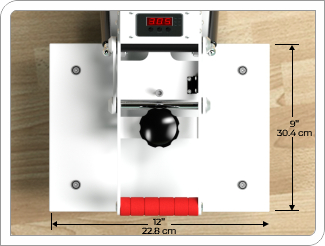 9" x 12" platens are perfect for full-front designs